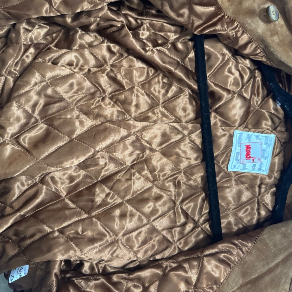 Vintage Mondi brown, suede fringe jacket - Picture 5 of 7